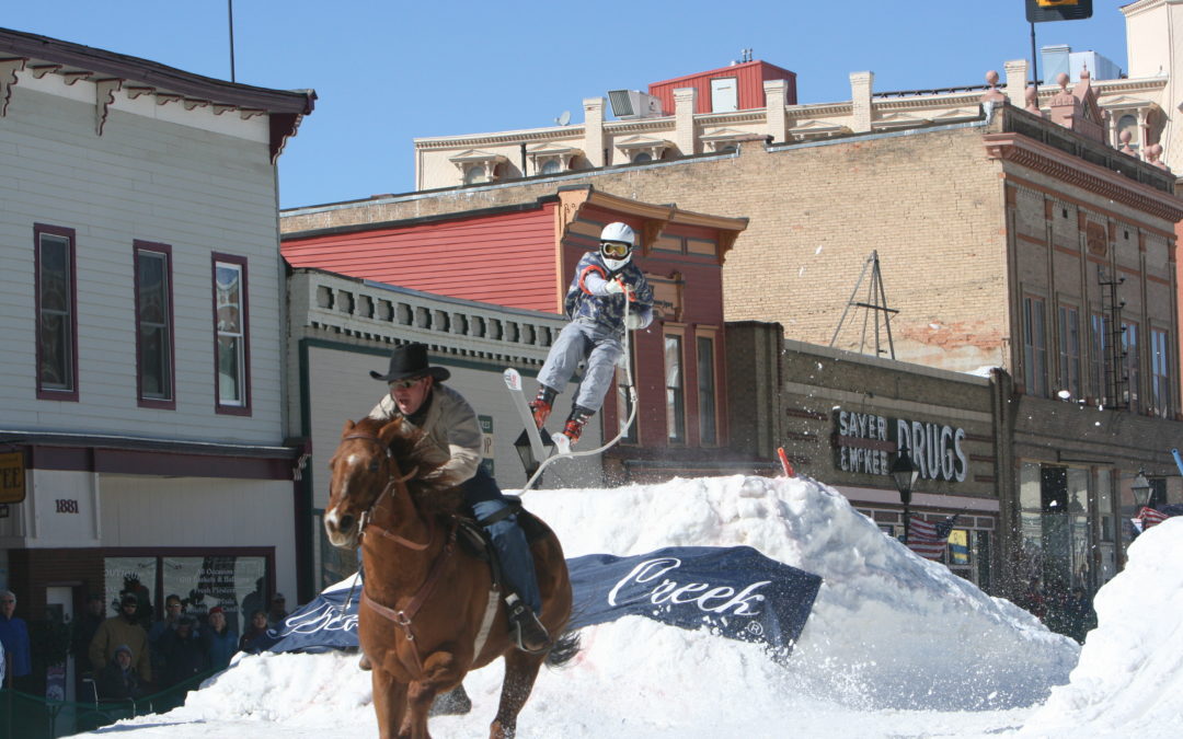 In the West, Skiing Prowess is Measured by Horsepower