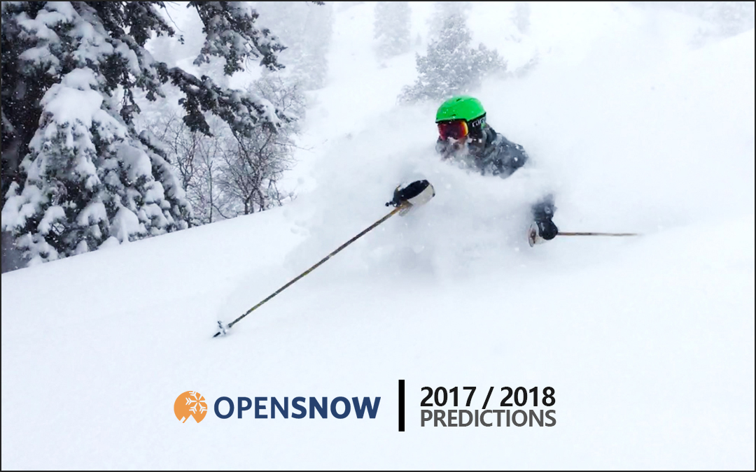 What OpenSnow is Forecasting for the 2017-2018 Ski Season